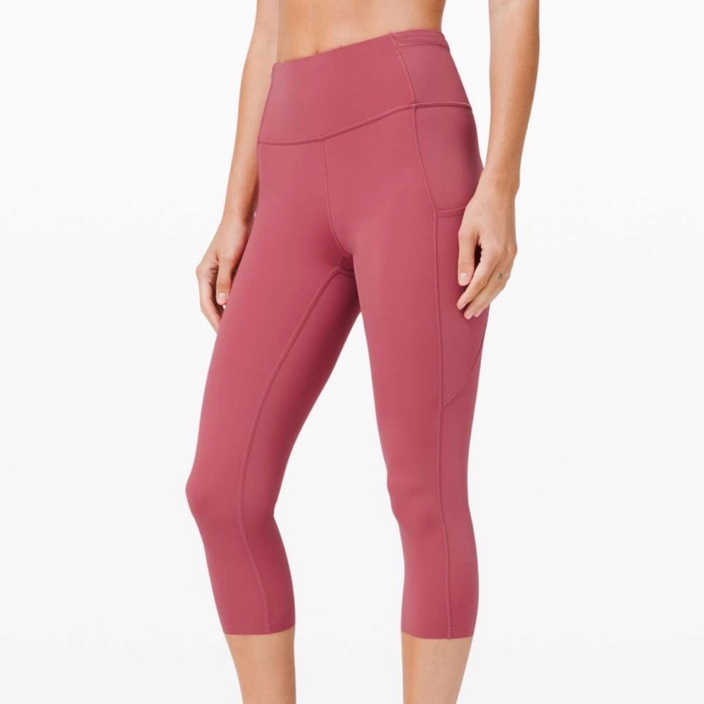 Lululemon Fast and Free Crop II 19"